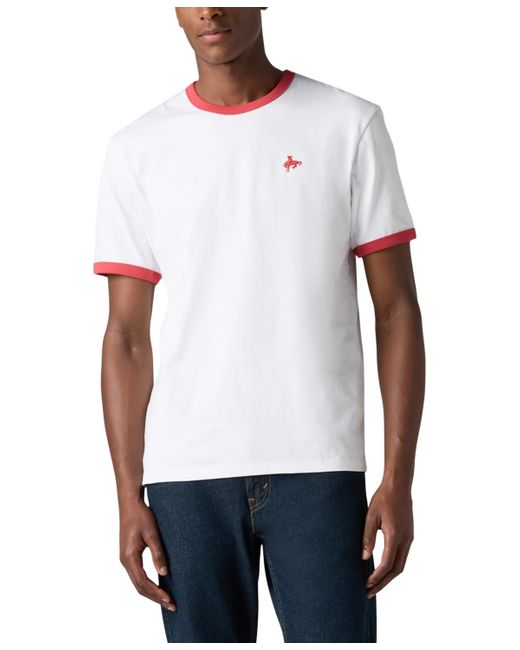 Levi's White Retro Ringer Tee for men