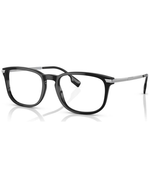 Burberry Black Rectangle Eyeglasses for men