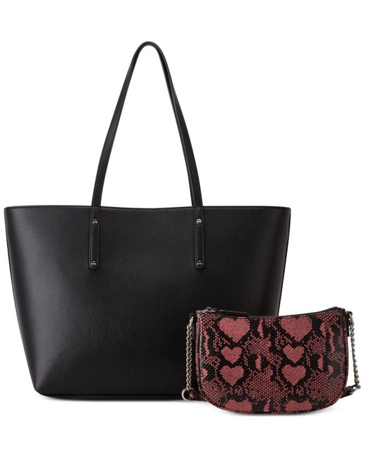 INC International Concepts Black Zoiey 2-1 Tote, Created For Macy's