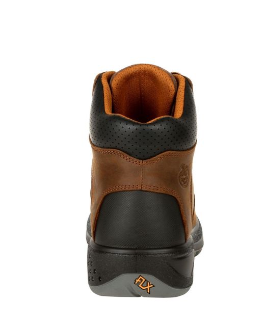Georgia Boot Brown Flxpoint Composite Toe Waterproof Work Boot for men