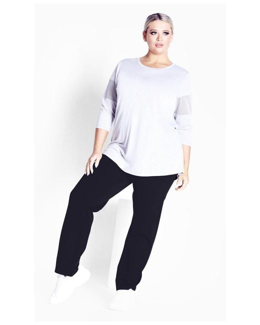 Avenue Blue Active Pant