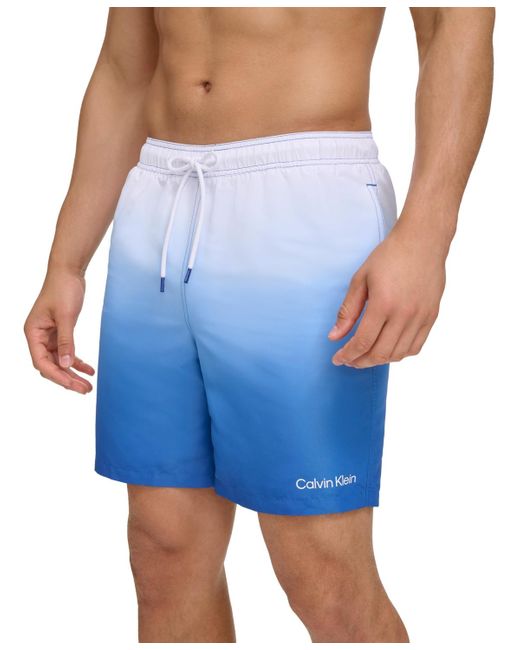Calvin Klein Blue Sky Gradient 7" Volley Swim Trunks for men