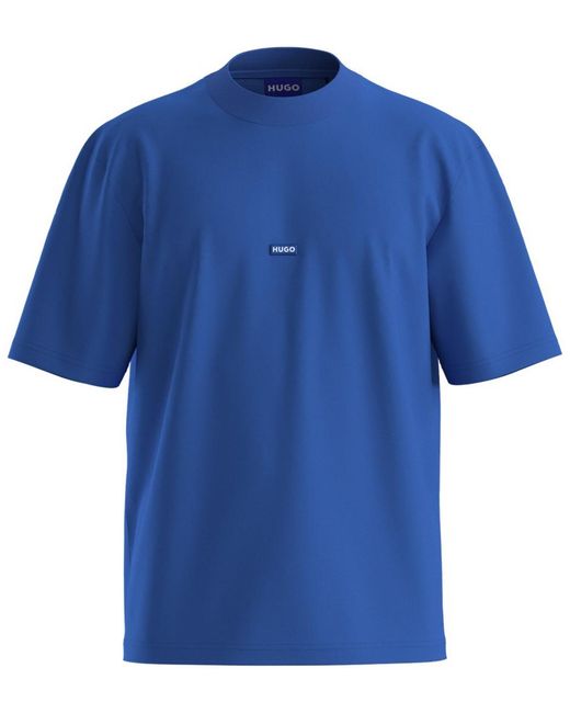 Boss Blue Crewneck T-shirt for men