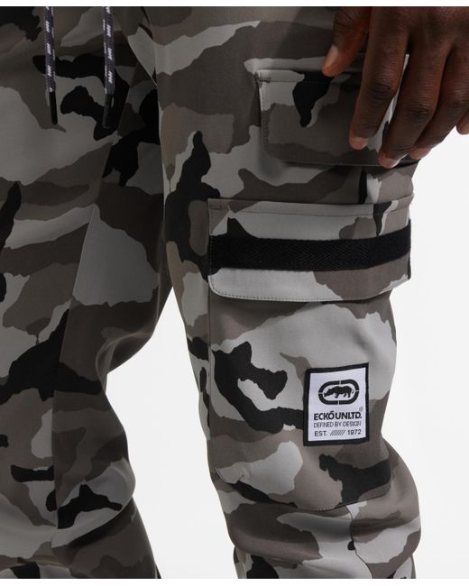 Ecko' Unltd Black Several Steps Cargo jogger Pants for men