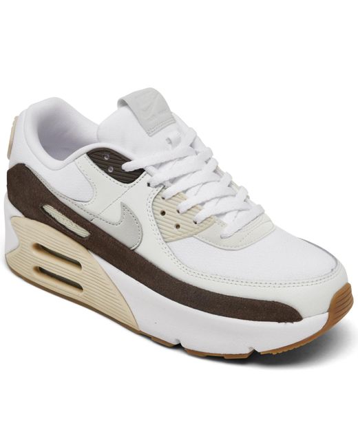 Nike White Air Max Lv8 Casual Sneakers From Finish Line