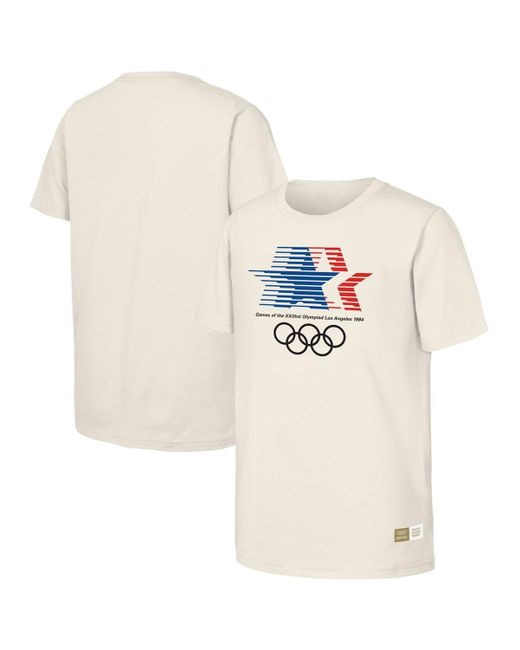 Outerstuff White 1984 Los Angeles Games Olympic Heritage T-shirt for men