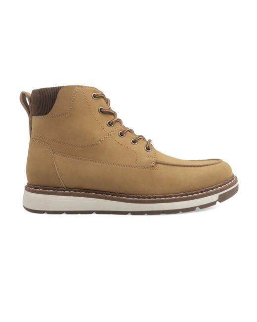 Club Room Natural Felixx Lace Up Boots for men