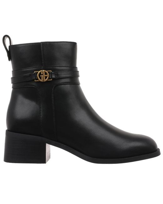 Giani Bernini Black Mansonn Round Toe Booties