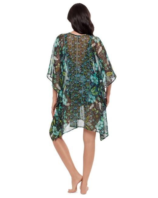 Miraclesuit Green Cover-up Caftan