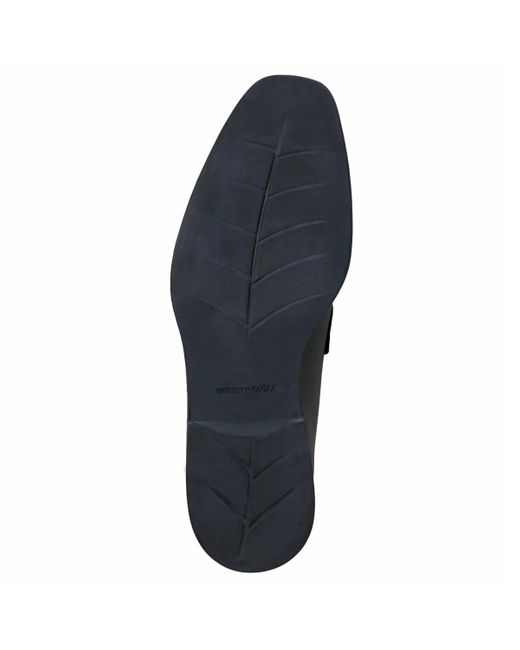 M by Bruno Magli Black Raging Bit Slip On Dress Shoe for men