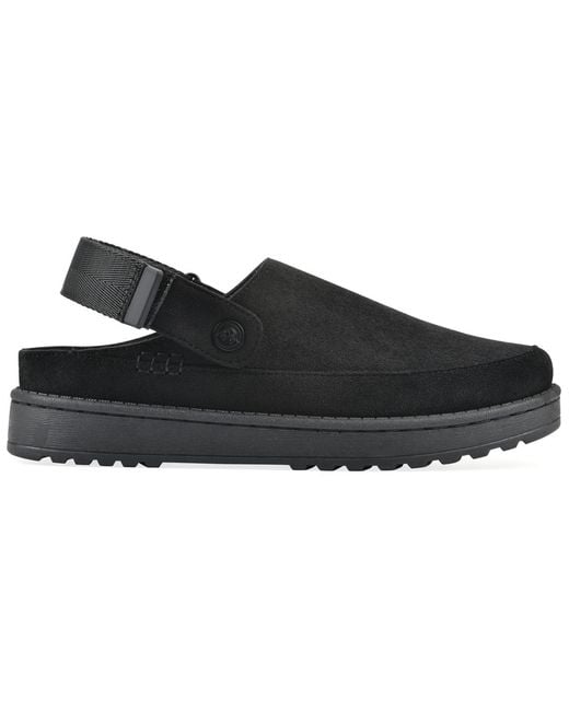 White Mountain Black Icebound Slingback Clogs