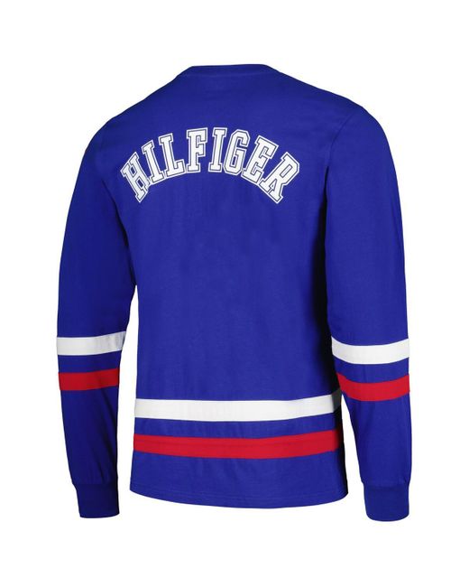 Tommy Hilfiger Blue New York Giants Nolan Long Sleeve T-shirt for men