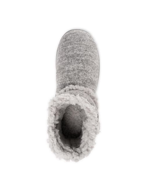 Muk Luks Gray Aubree Bootie