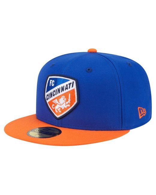 KTZ Blue Fc Cincinnati 2025 Kickoff 59fifty Fitted Hat for men