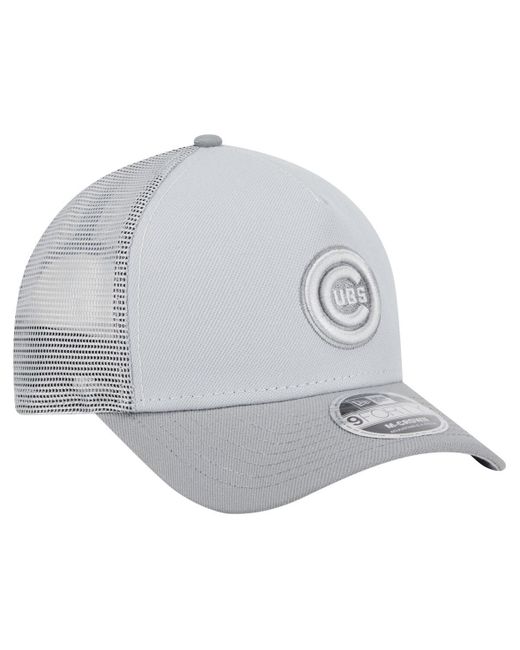 KTZ Gray Cincinnati Reds Color Pack A-frame 9forty Trucker Adjustable Hat for men
