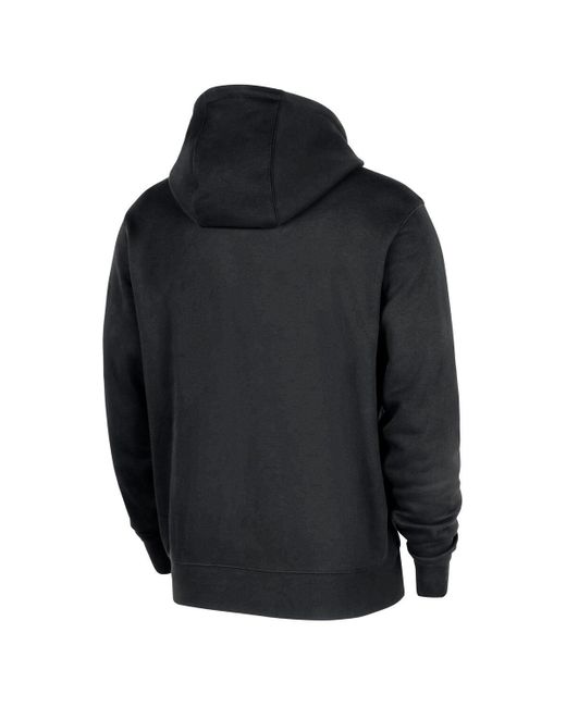 Nike Black Oklahoma City Thunder 2025/26 Authentic Practice Club Pullover Hoodie for men