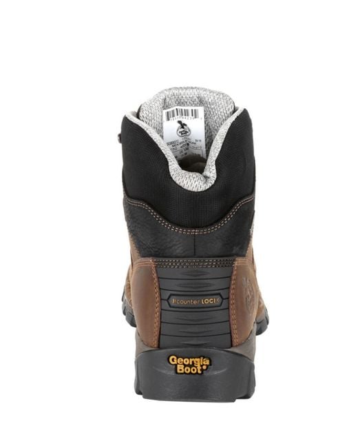 Georgia Boot Brown Eagle One Steel Toe Waterproof Work Boot