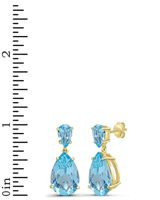 Macy's Blue Drop Earrings