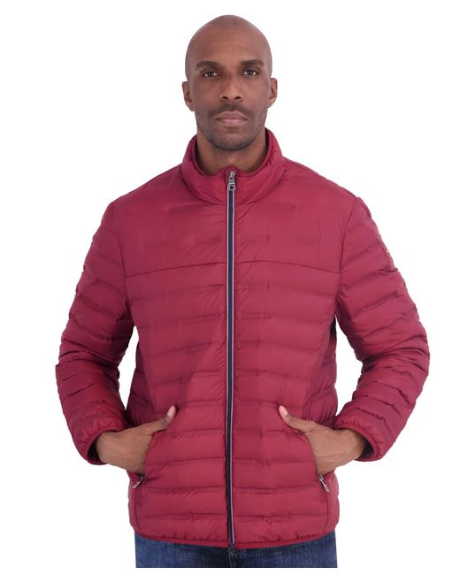 Tommy Hilfiger Red Real Down Packable Jacket for men