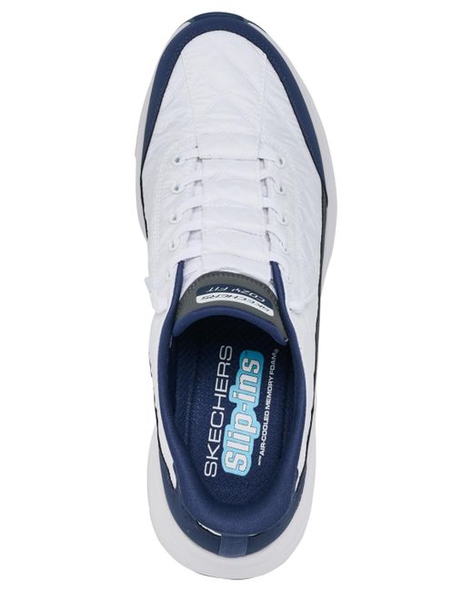 Skechers Blue Slip-ins: Contour Foam for men