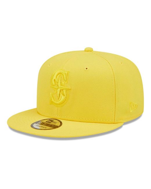 KTZ Synthetic Yellow Seattle Mariners Spring Color Pack 9fifty Snapback