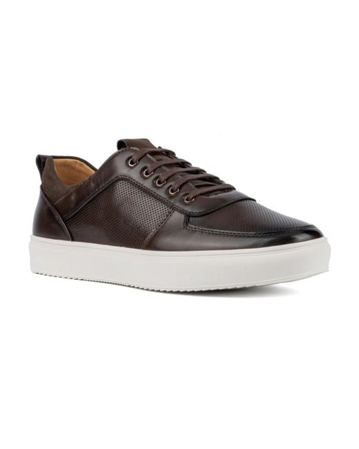 Xray Jeans Brown Andre Low Top Sneakers for men