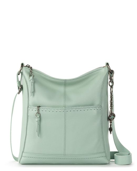 The Sak Green Lucia Leather Crossbody Bag
