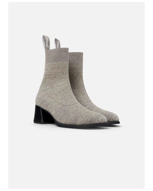 Camper White Kora Technical Textile Medium Boot