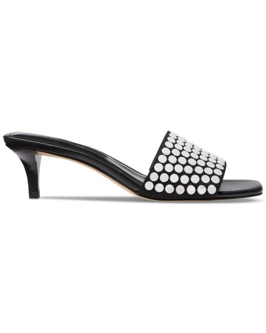 Michael Kors Black Michael Merriam Kitten-heel Sandals