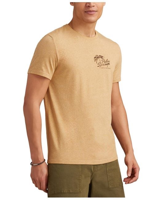 Lucky Brand Multicolor Palm Springs Venom Elixor Short Sleeve Crewneck Graphic T-shirt for men