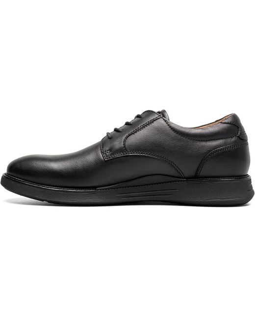 Florsheim Black Launch Plain Toe Oxford for men