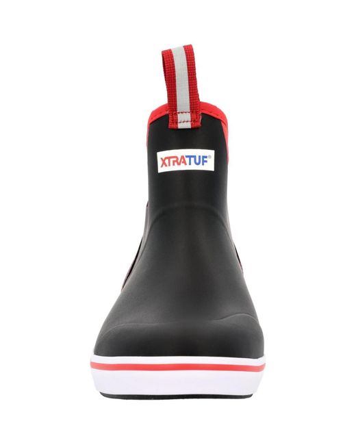 XtraTuf Blue Tailgate Ankle Deck Boot for men