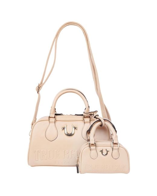 True Religion Natural Logo Satchel