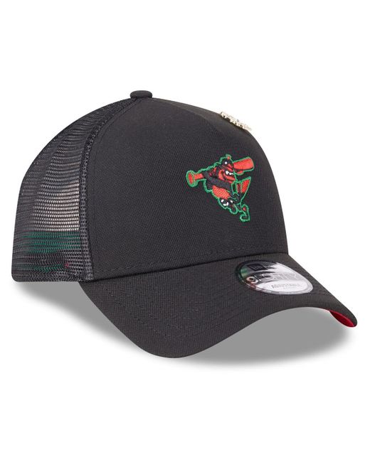 KTZ Gray Baltimore Orioles 2025 Big League Chew A-frame 9forty Adjustable Trucker Hat for men