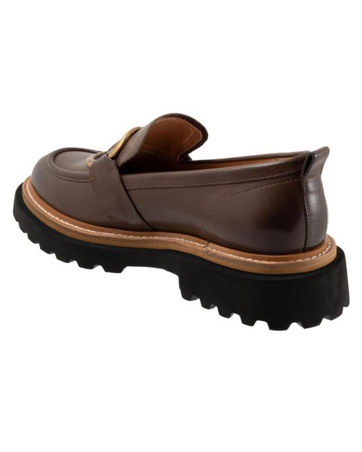EOS FOOTWEAR Brown Abbi Flat