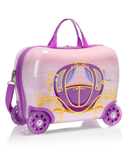 Heys Purple Hey's Kids Ride-on luggage W/light-up Wheels
