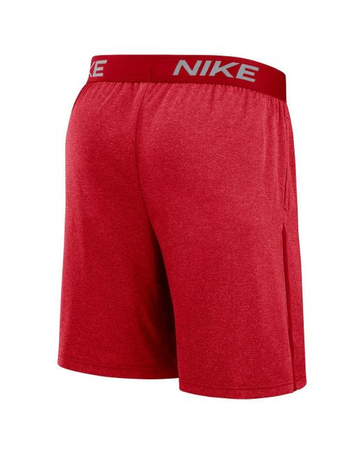 Nike Red Philadelphia Phillies Authentic Collection Performance Knit Shorts for men