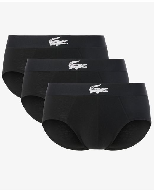 Lacoste Black Regular-fit Briefs for men
