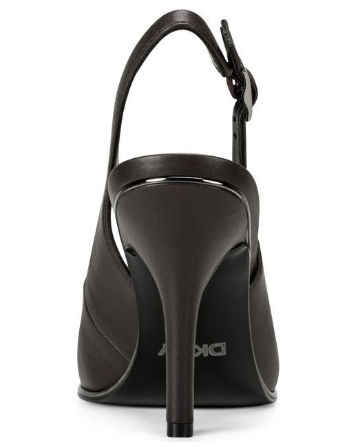 DKNY Black Preston Slingback Pumps