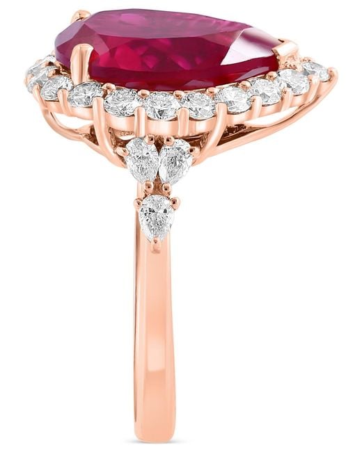 Effy Pink Effy Lab Grown Ruby (7-1/8 Ct. T.w