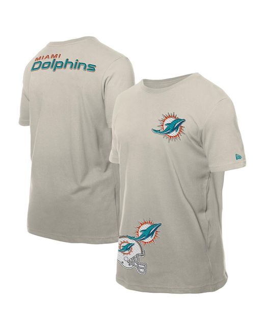KTZ Gray Miami Dolphins Multi Patch T-shirt for men