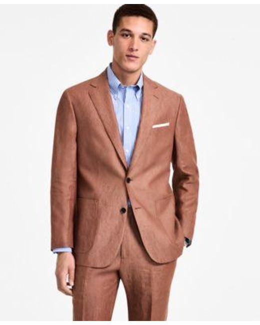 Brooks Brothers White B By Linen Suit Separates for men