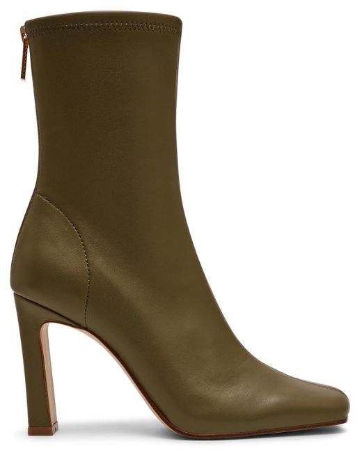 Steve Madden Green Khelan Blade-heel Stretch Dress Booties
