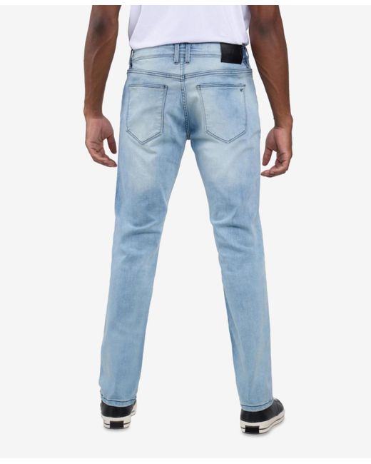 Xray Jeans Blue Supersoft Slim Fit Denim Jeans for men