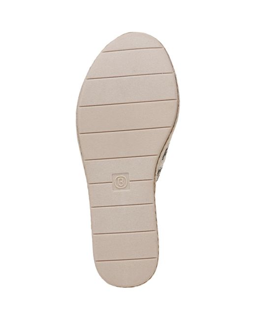 LifeStride Brown Breezy Washable Slide Wedge Sandals