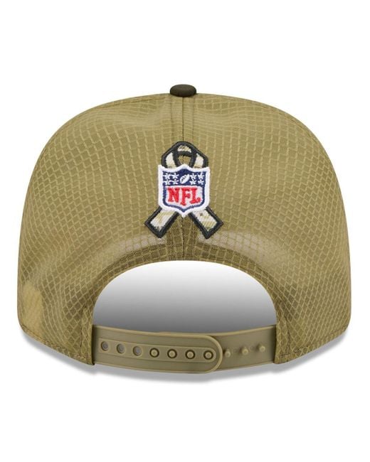 KTZ Green Philadelphia Eagles 2025 Salute To Service 9seventy Adjustable Hat for men