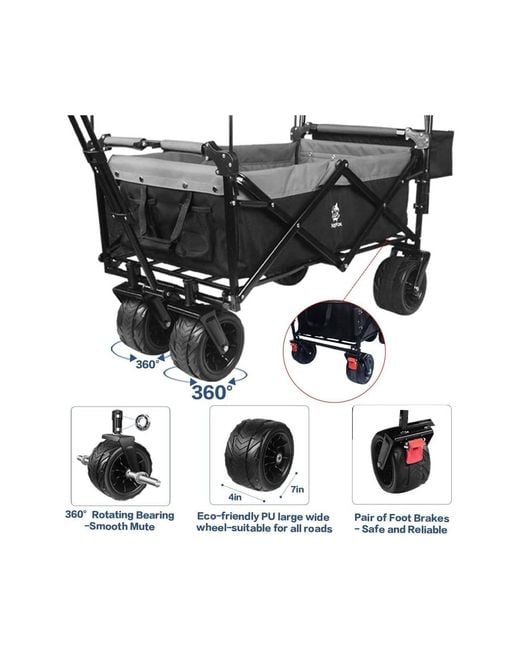 Mountaintop Blue Collapsible Wagon