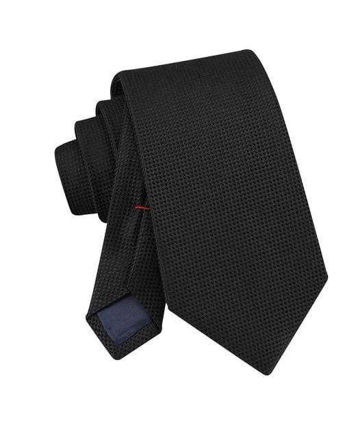 Tommy Hilfiger Black Stella Solid Tie for men