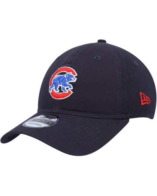 KTZ Blue Chicago Cubs Fashion Core Classic 9twenty Adjustable Hat for men