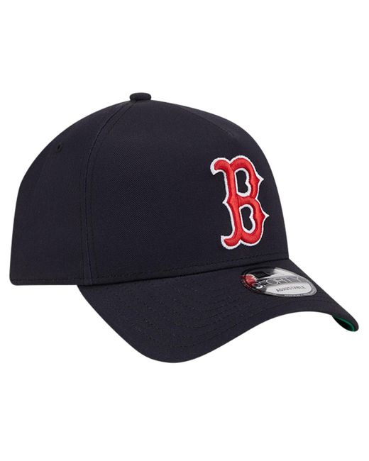 KTZ Blue Boston Red Sox Team Color A-frame 9forty Adjustable Hat for men